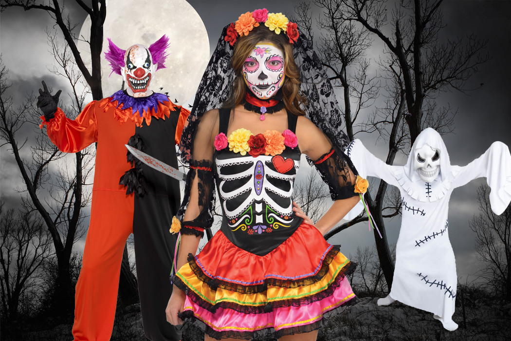 karnevāla tērpi un Helovīna maskas