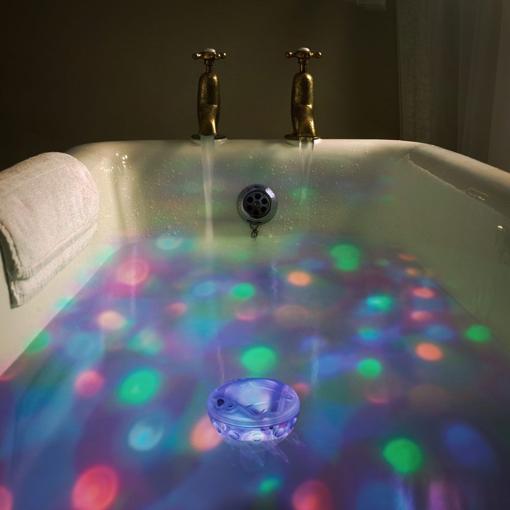 peldošs LED vannas apgaismojums