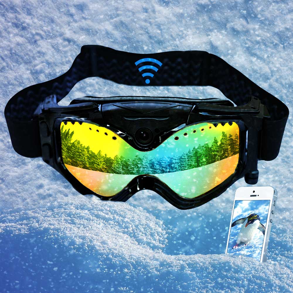 slēpošanas brilles wifi kamera pilna HD