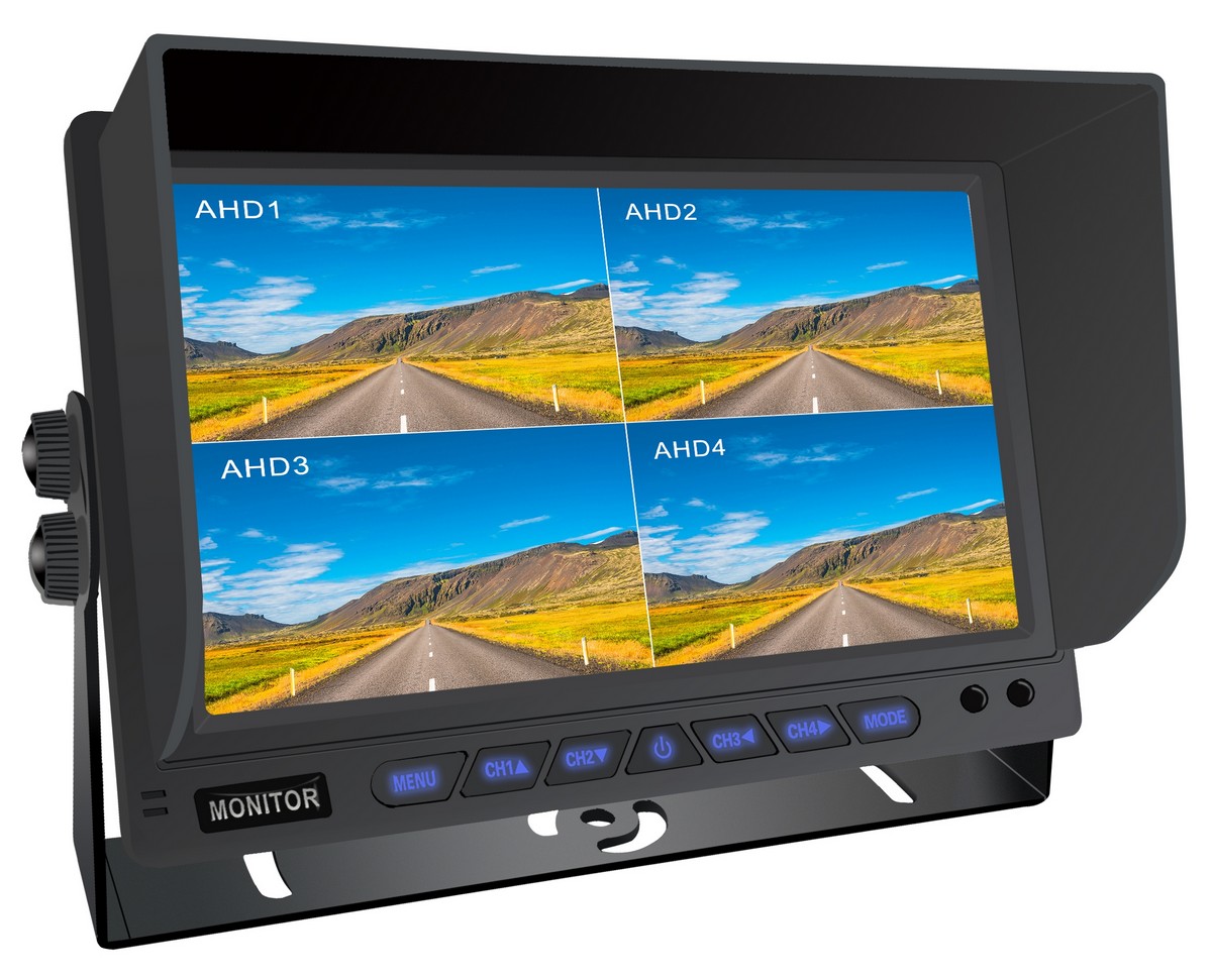 8 kanālu auto monitors ar video ierakstīšanu