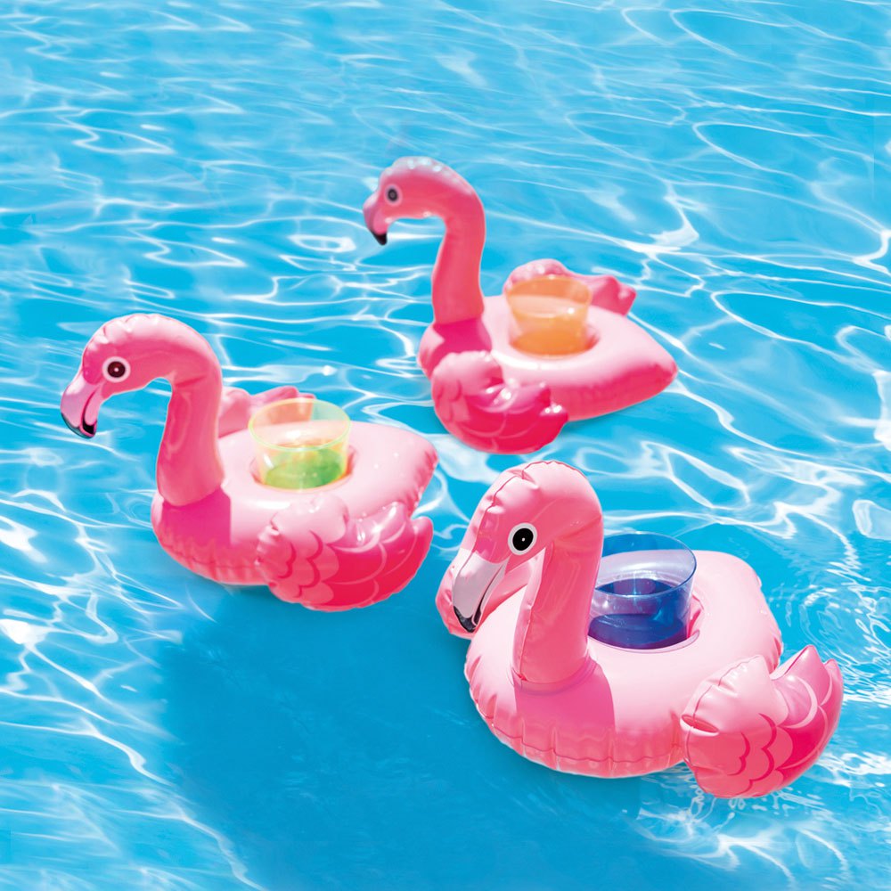flamingo piepūšamais glāžu turētājs peldošs