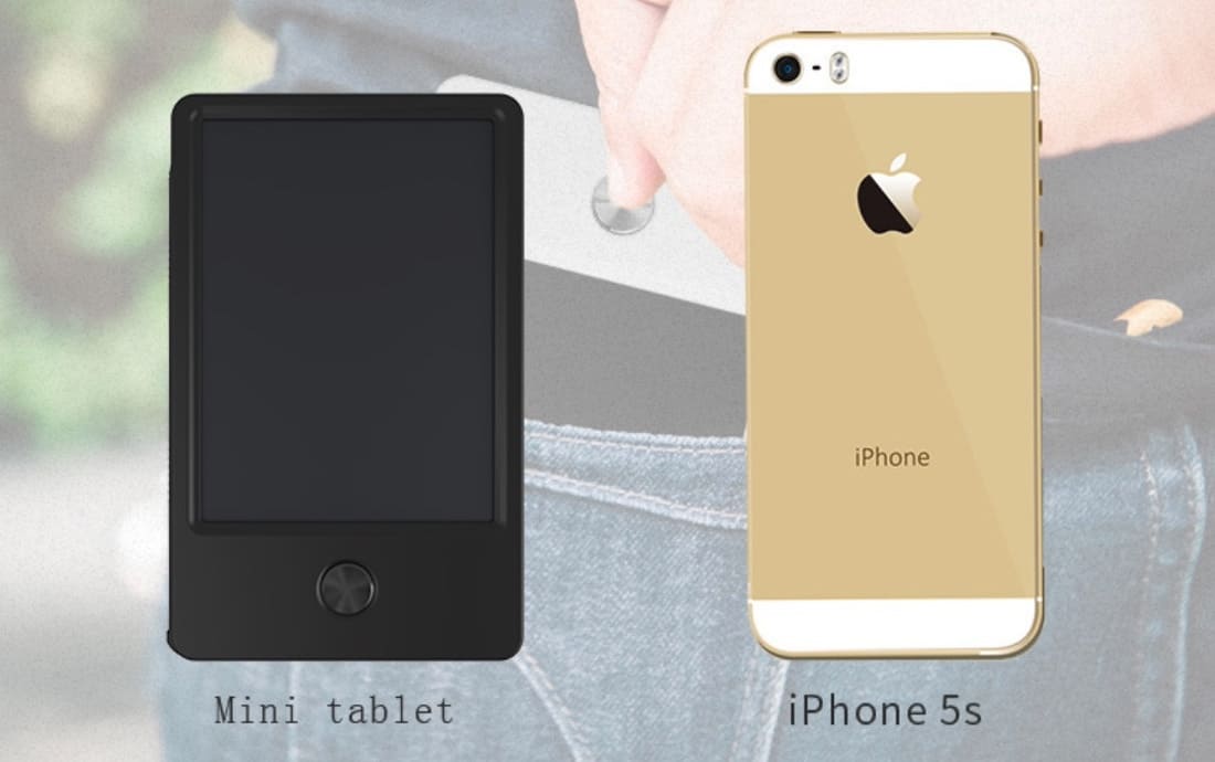 Mini izmēri kā jūsu mobilajam tālrunim - kabatas LCD galds