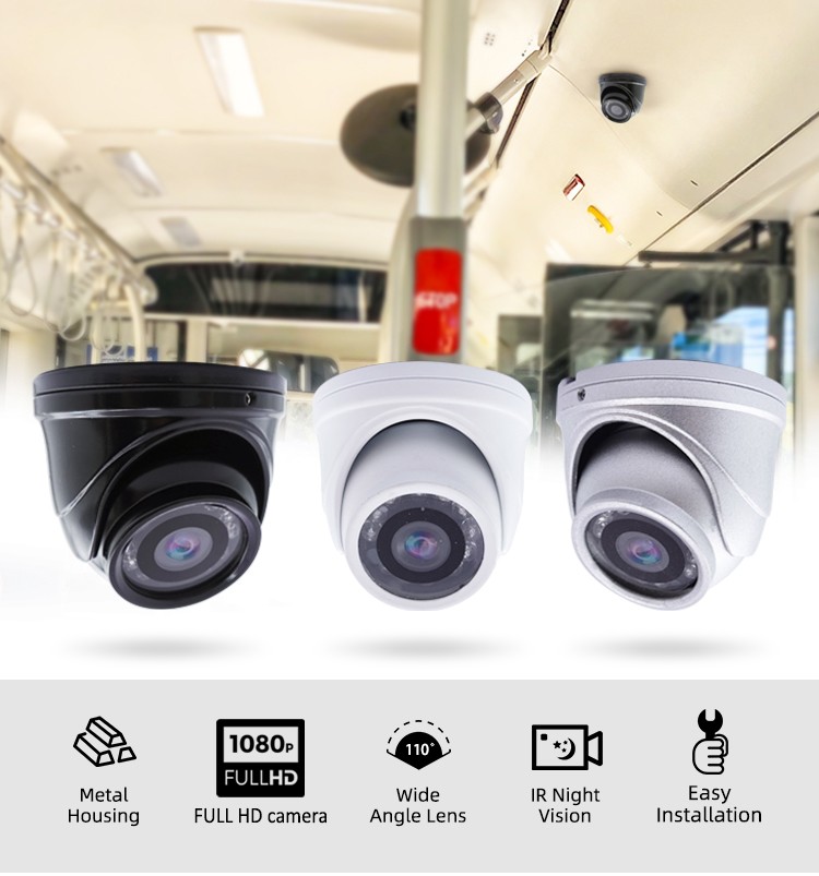 FULL HD autokamera AHD 3,6mm objektīvs + 12 IR gaismas diodes un filtrs