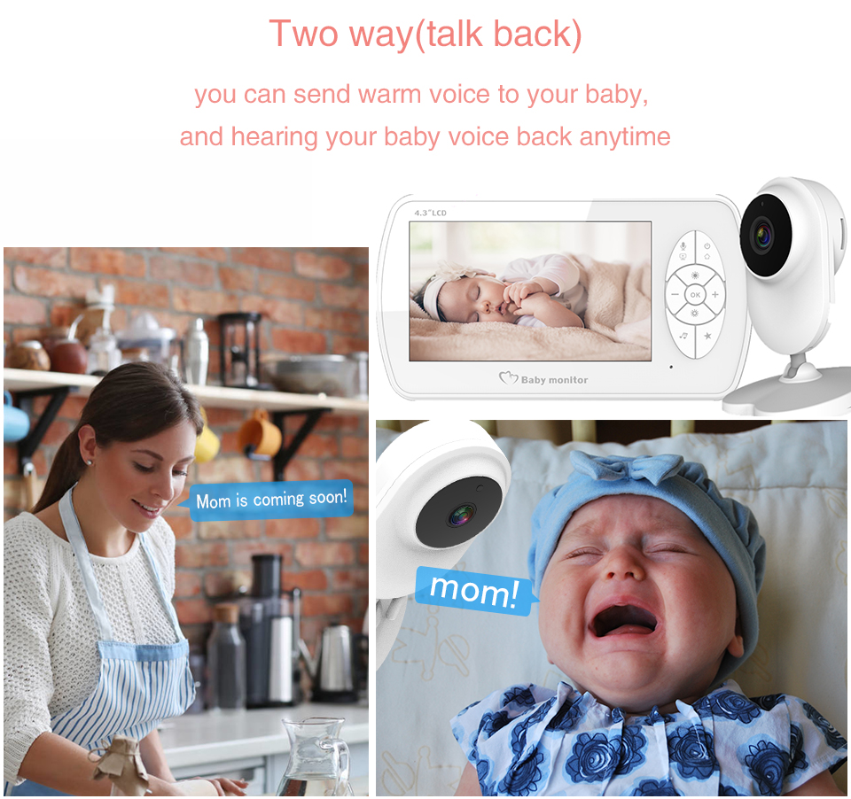 bērna uzraudzība - video mazuļa monitora aukle