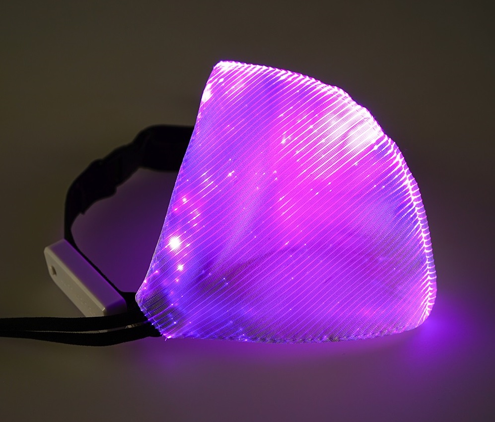 LED maska violeta
