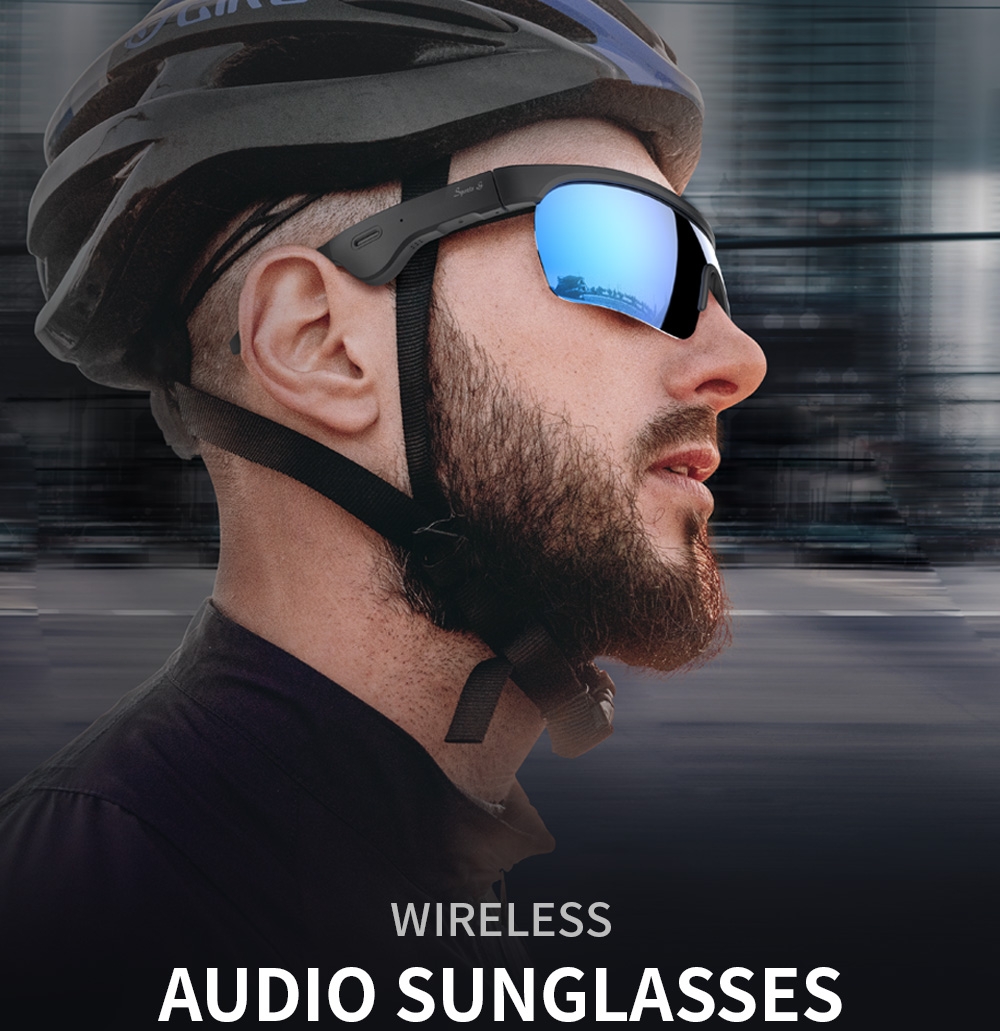Viedās audio saulesbrilles sporta Bluetooth brilles mūzikas klausīšanai