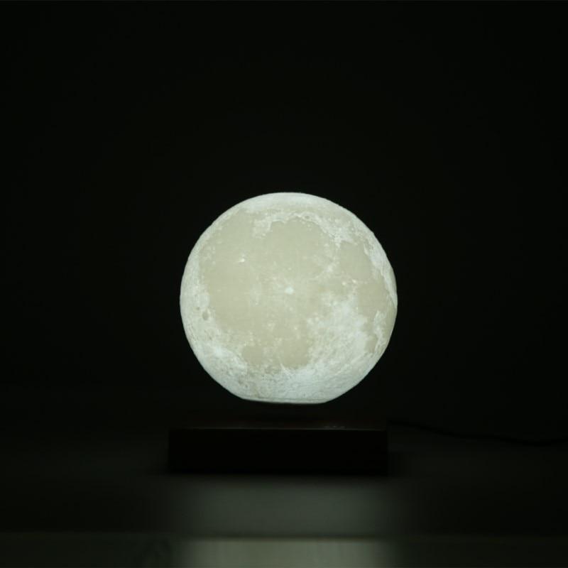 magnētiskā levitējošā mēness lampa