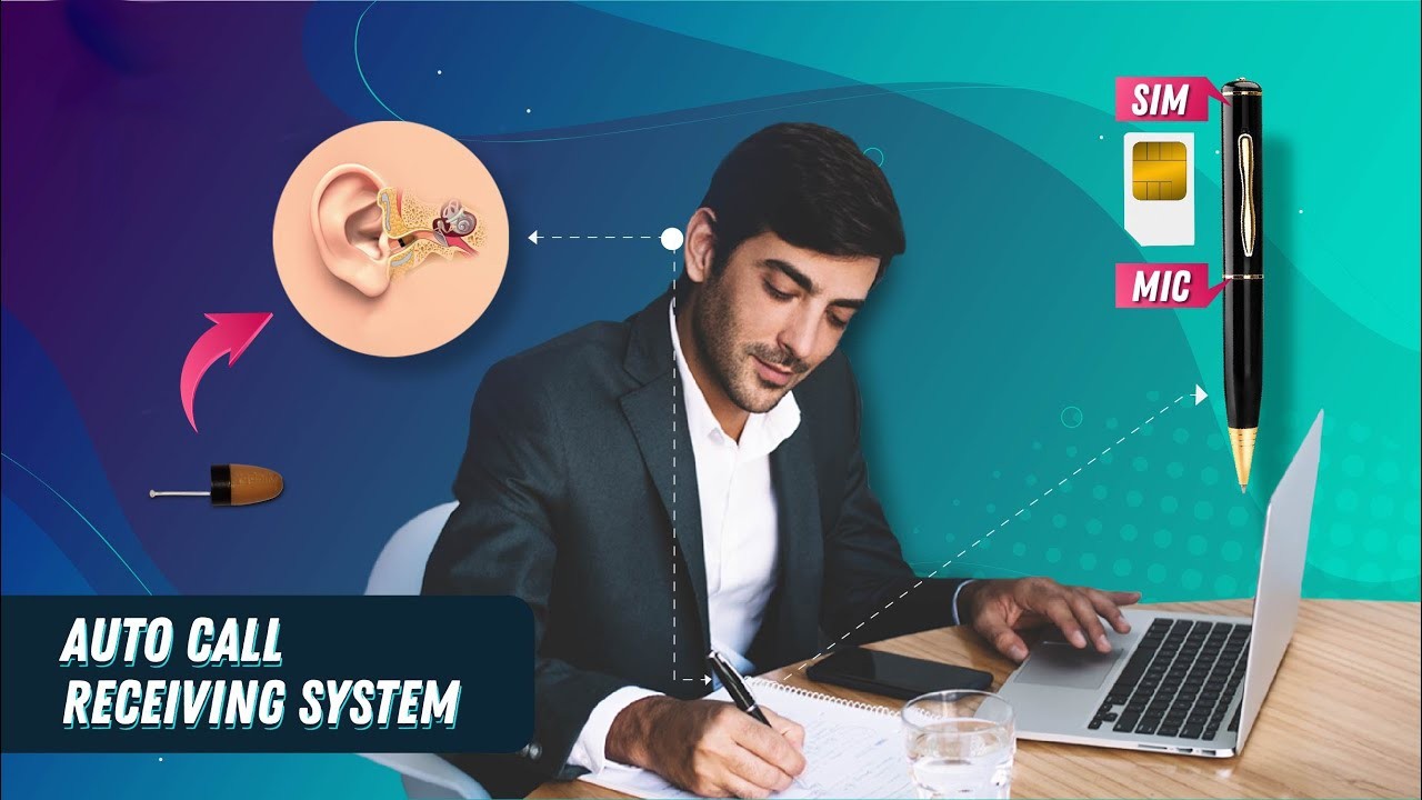 izspiegot mazāko dzirdes aparātu eksāmeniem neredzamajā ausī