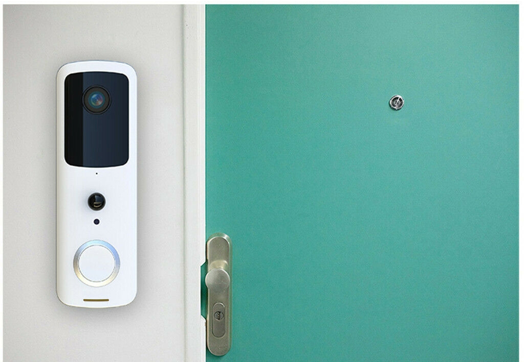 bezvadu durvju zvana digitālais video ar kameru mājas un mājas bezvadu režīmā