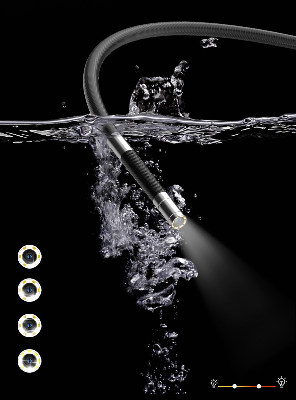 ūdensizturīgs boreskopa objektīvs - endoskopa pārbaudes kamera