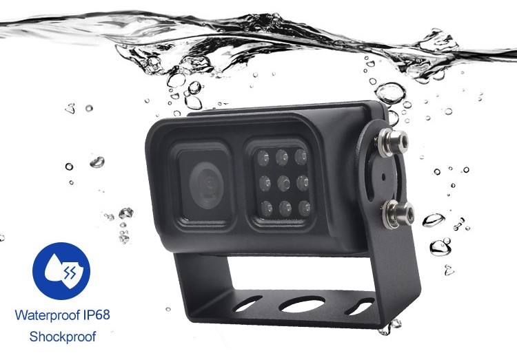 auto kamera IP68 ūdensizturīga, izturīga pret mehāniskiem bojājumiem