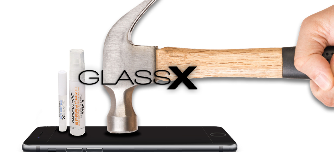 Neredzama aizsardzība viedtālrunim GlassX