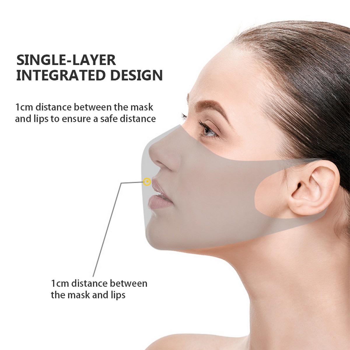 nano elastīga sejas maska