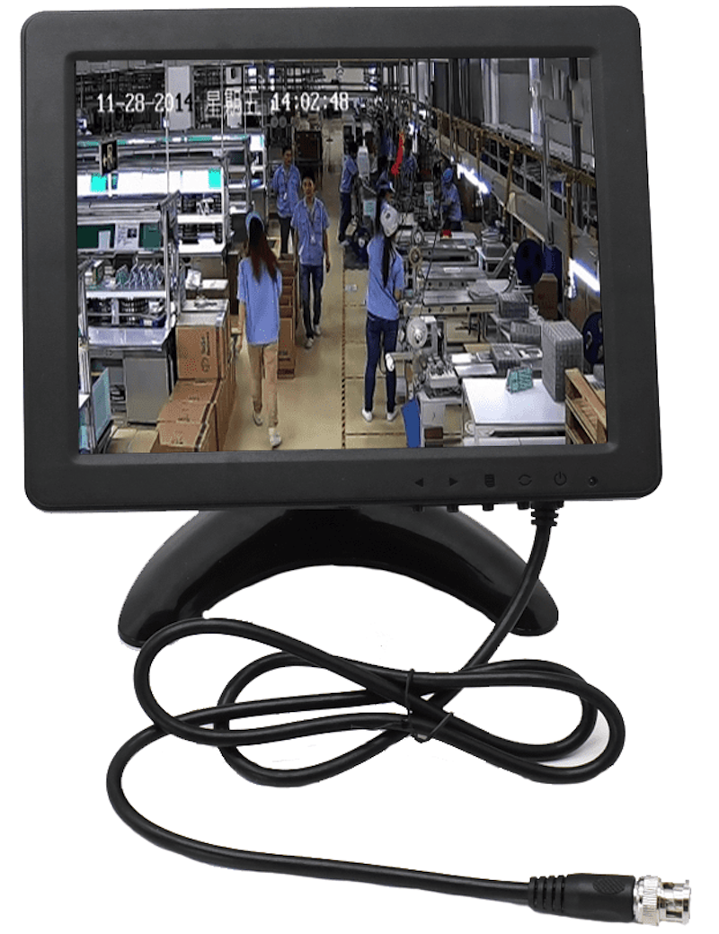 Mazs monitors kameru skatīšanai / kamera ar ārējo BNC ieeju