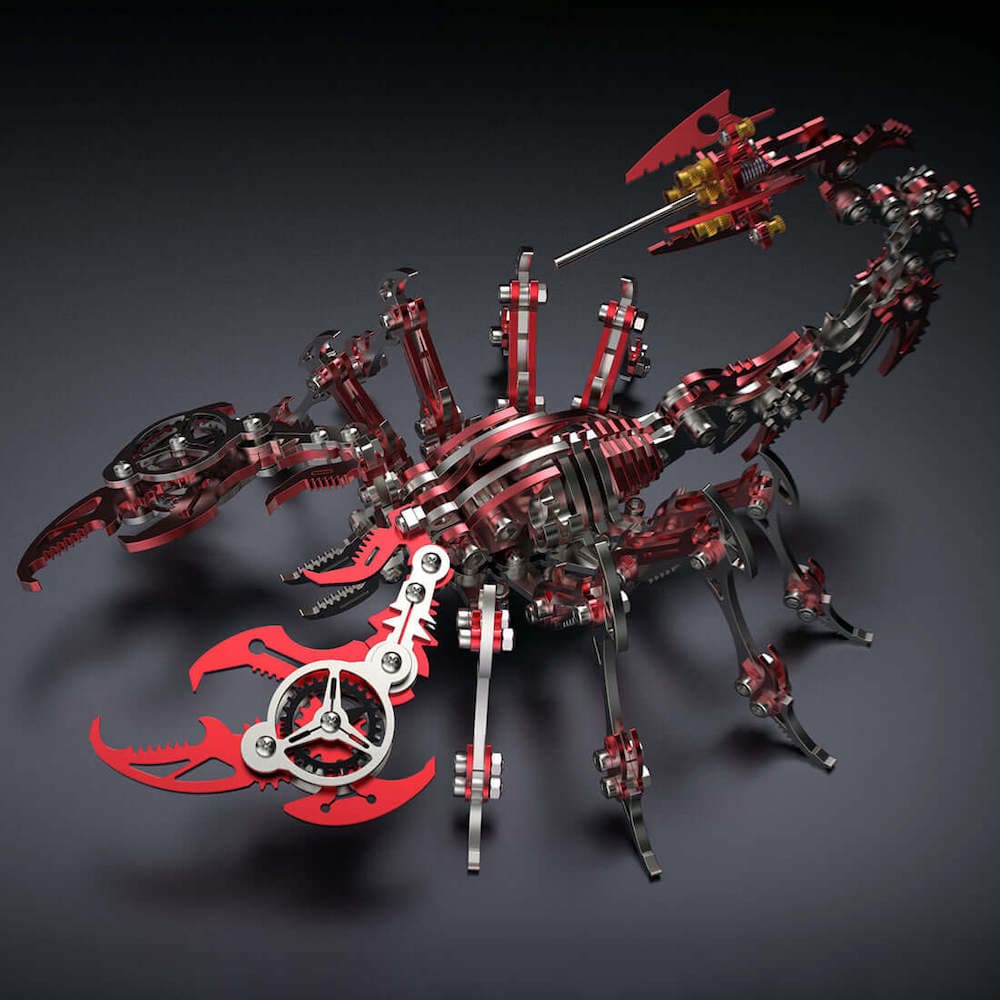 3D puzle skorpions 3D unikāla puzle, kas izgatavota no metāla puzlēm