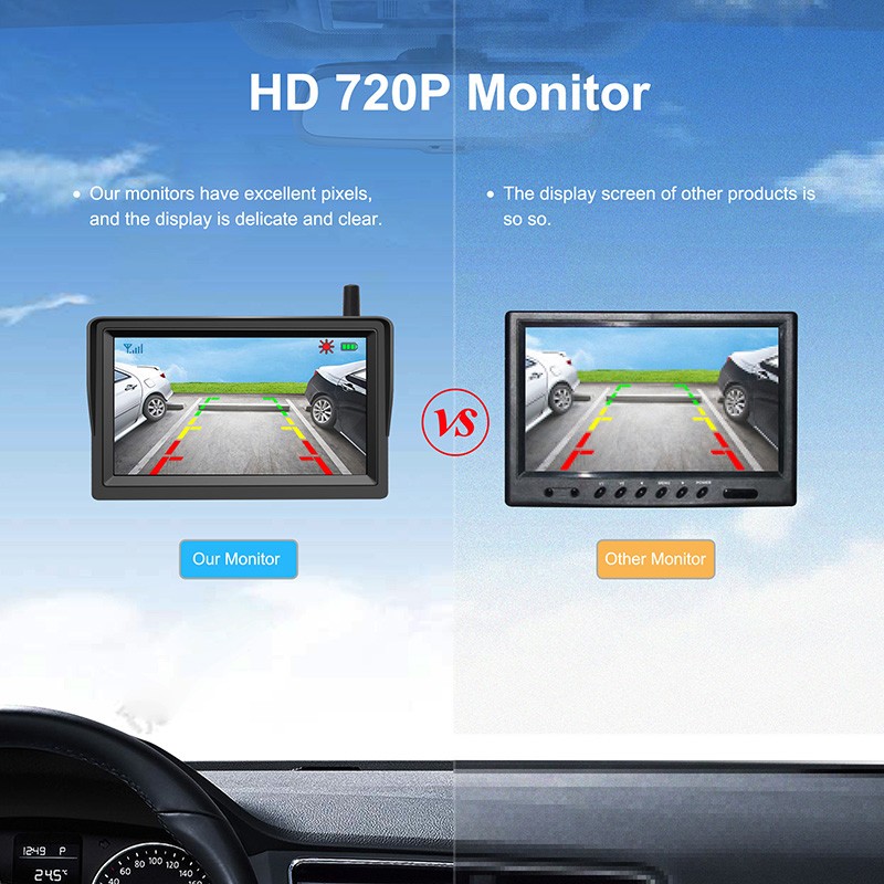AHD HD auto monitors 720P