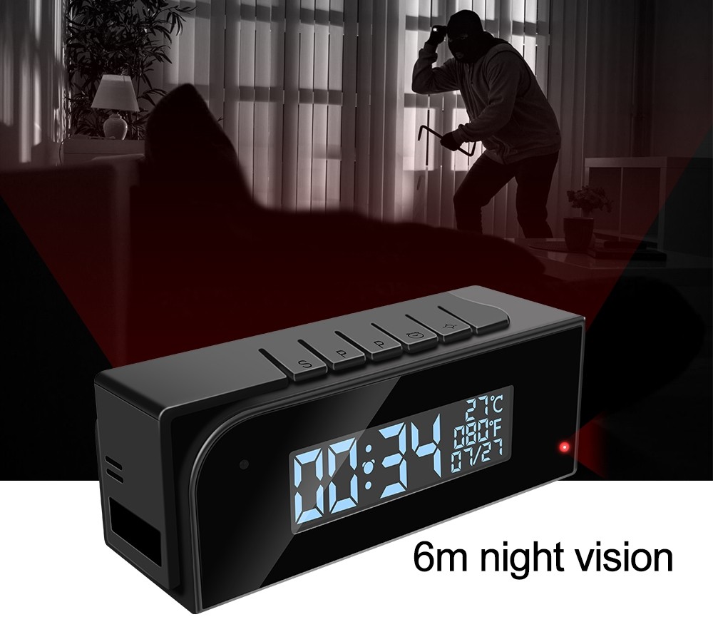 spiegu kamera ar nakts redzamības modinātāju