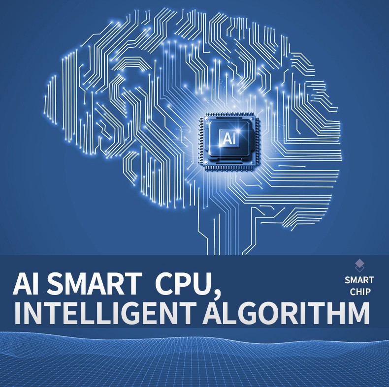 AI SMART CPU mikroshēma — viedais algoritms — vieda ķivere