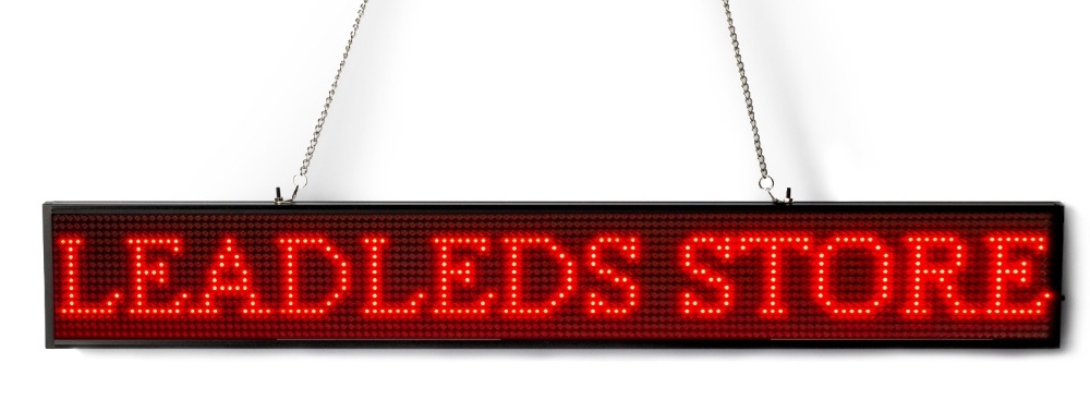 LED displejs tabula sarkanā krāsā