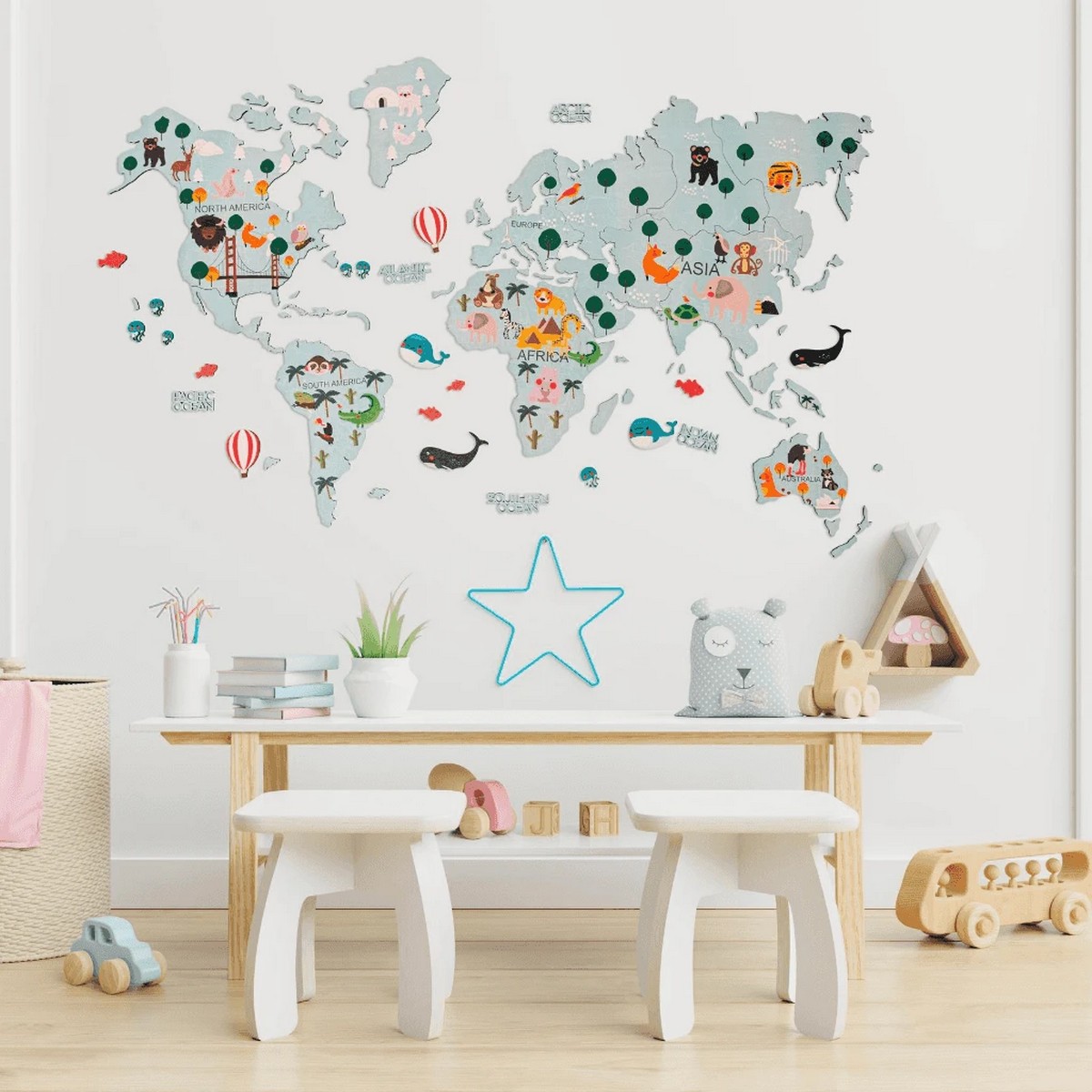 Pasaules karte bērniem