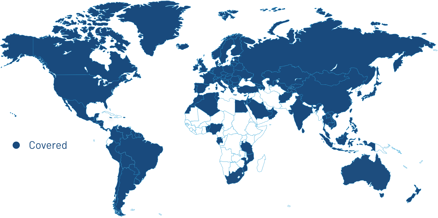valsts pārklājuma ceļojumu SIM karte