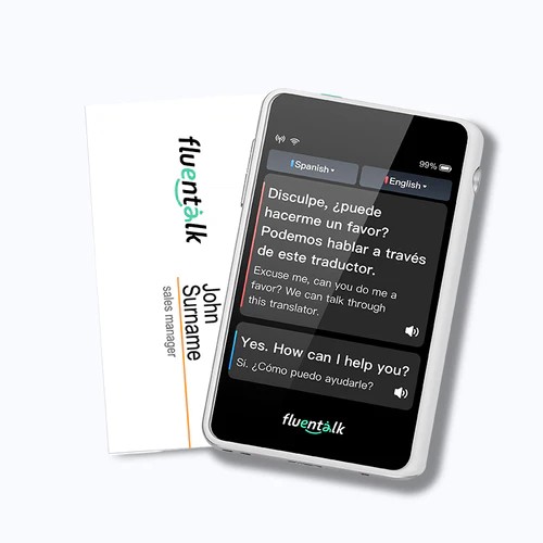 Fluentalk T1 mini - Visa kartes izmērs ar 2,8" HD ekrānu
