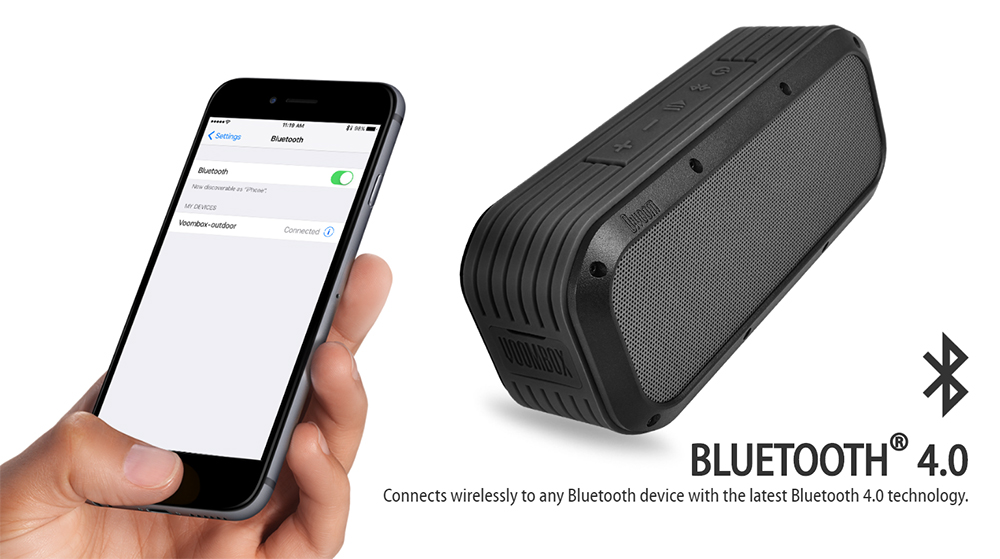 voombox āra Bluetooth portatīvais skaļrunis