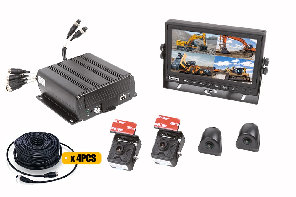 PROFIO X7 — 4 kanālu mobilais digitālais videokamera ar Wi-Fi/4G SIM karti un FULL HD karti (4 kameras komplektā)