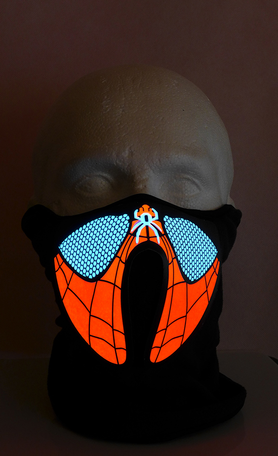 Zirnekļcilvēka vadītā maska