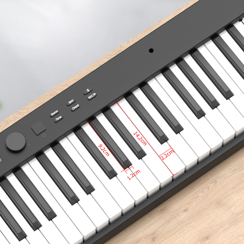 digitālie MIDI klavieru taustiņi