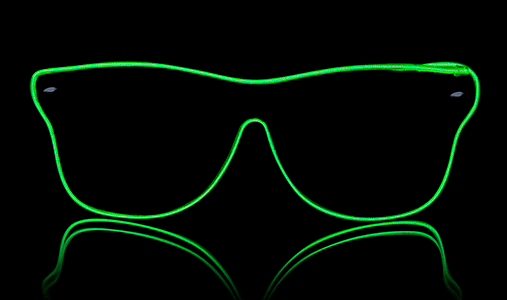 zaļas saulesbrilles