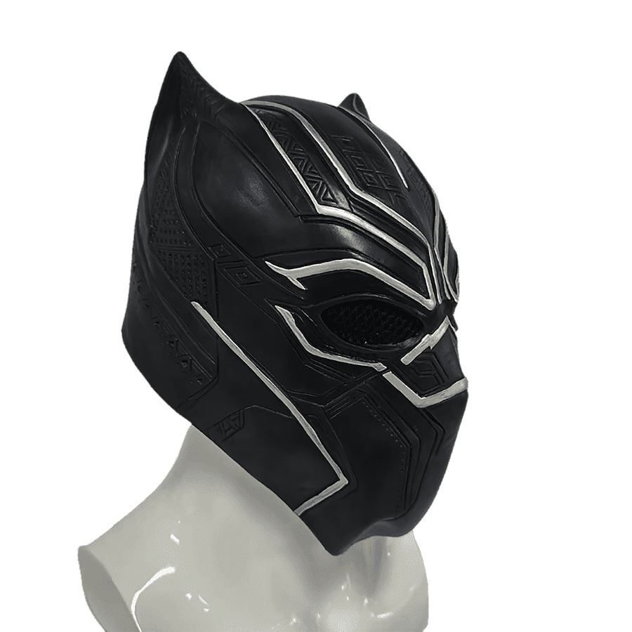 Black Panther melnā karnevāla maska