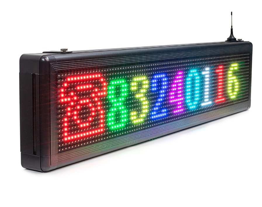 WiFi LED RGB informācijas panelis ārpus telpām