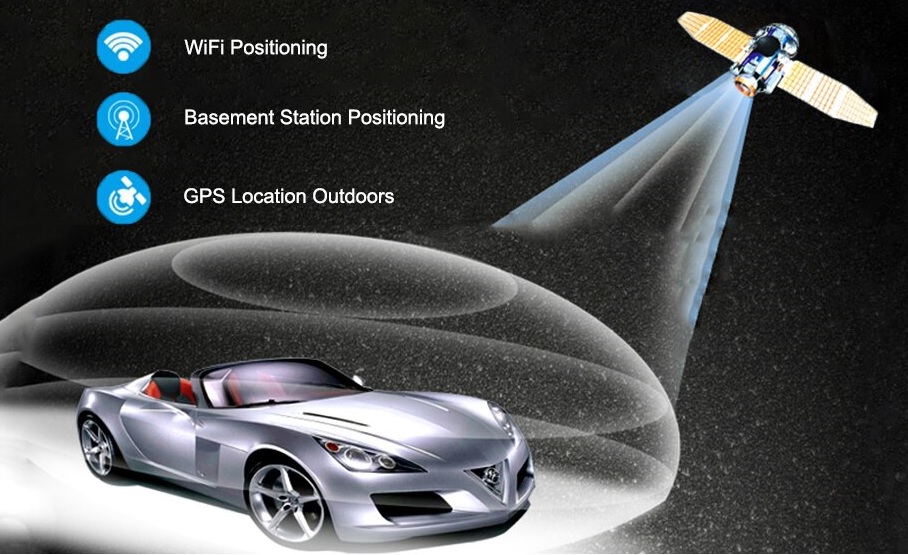 trīskāršās lokalizācijas GPS LBS WIFI lokators