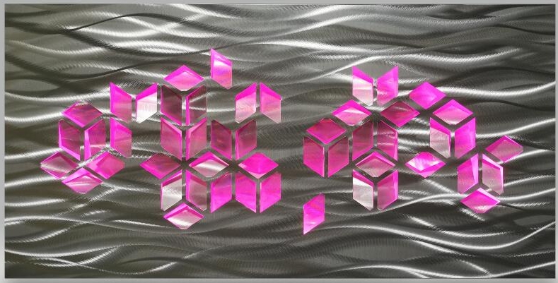3D metāla alumīnija krāsošana ar LED aizmugurgaismojumu