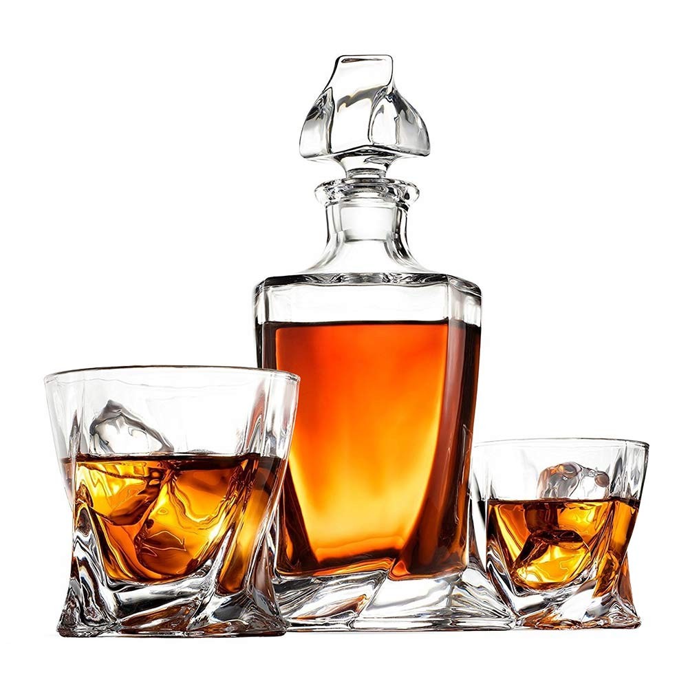 luksusa dzērienu komplekts viskija ruma burbona skotu