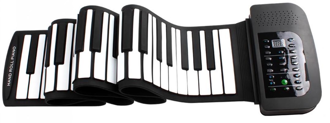 pārnēsājama klavieru tastatūra roll up klavieres
