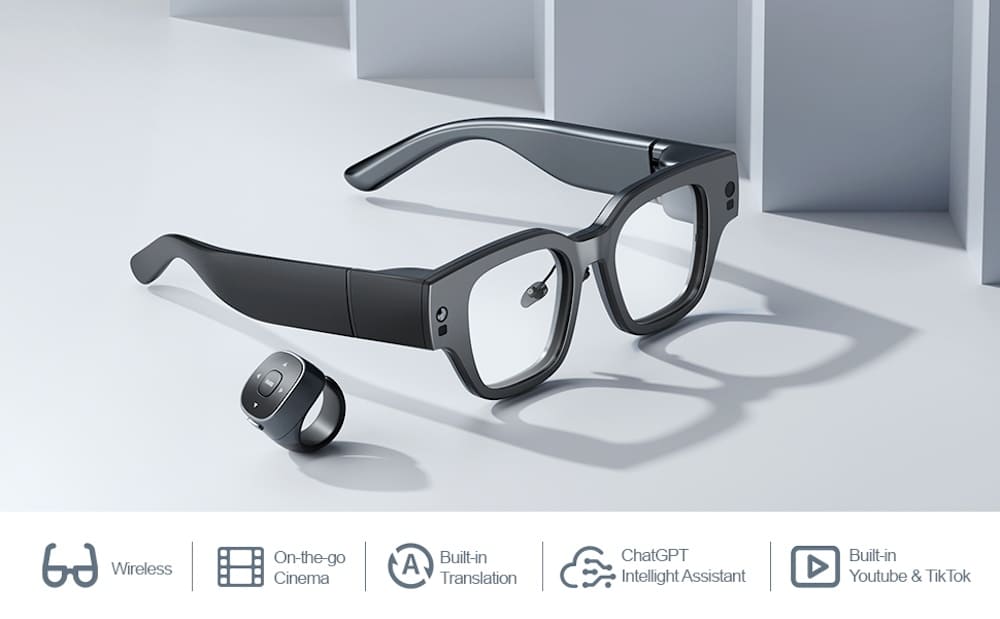 vr brilles smart ar tērzēšanu gpt smart 3D bezvadu