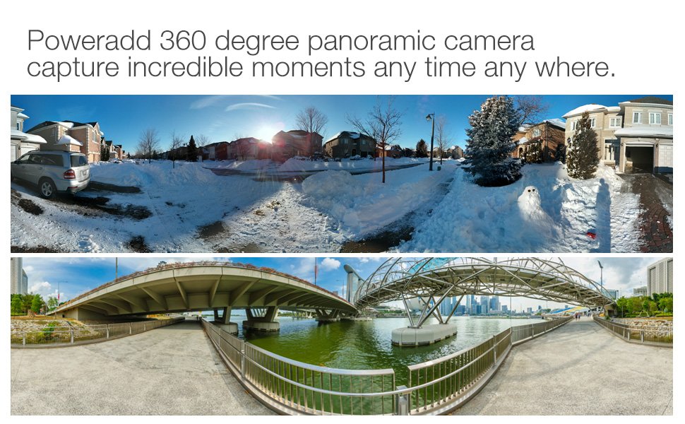 Panorāmas pilna HD kamera