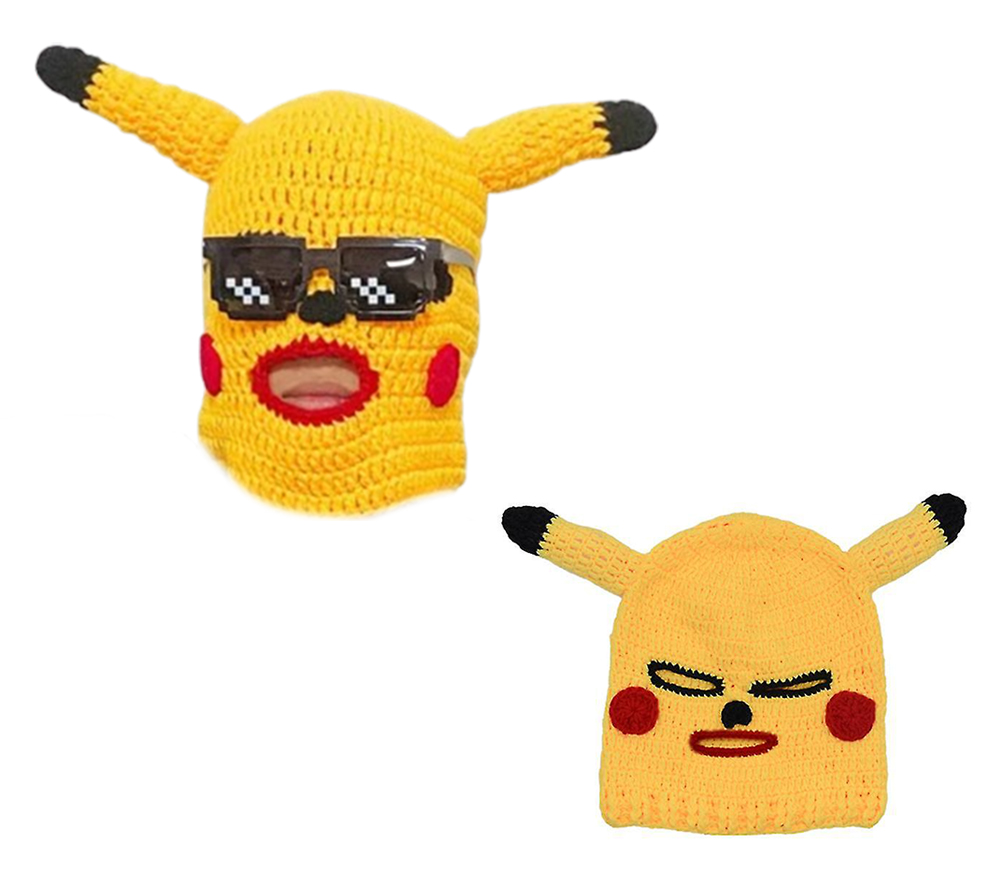 pikachu sejas masku karnevāla ballīte